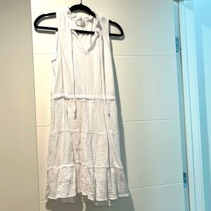 White cotton sundress